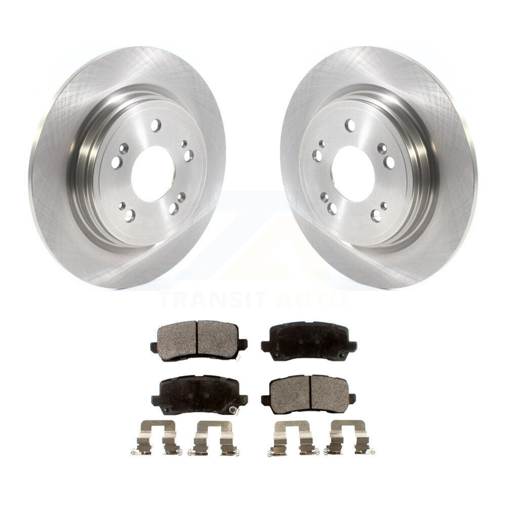 Kit de disques de frein à disque arrière et de plaquettes semi-métalliques pour Acura RLX 2014-2020
