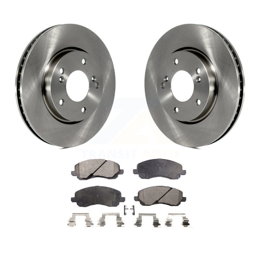 Kit de disques de frein à disque avant et plaquettes semi-métalliques pour Mitsubishi Galant