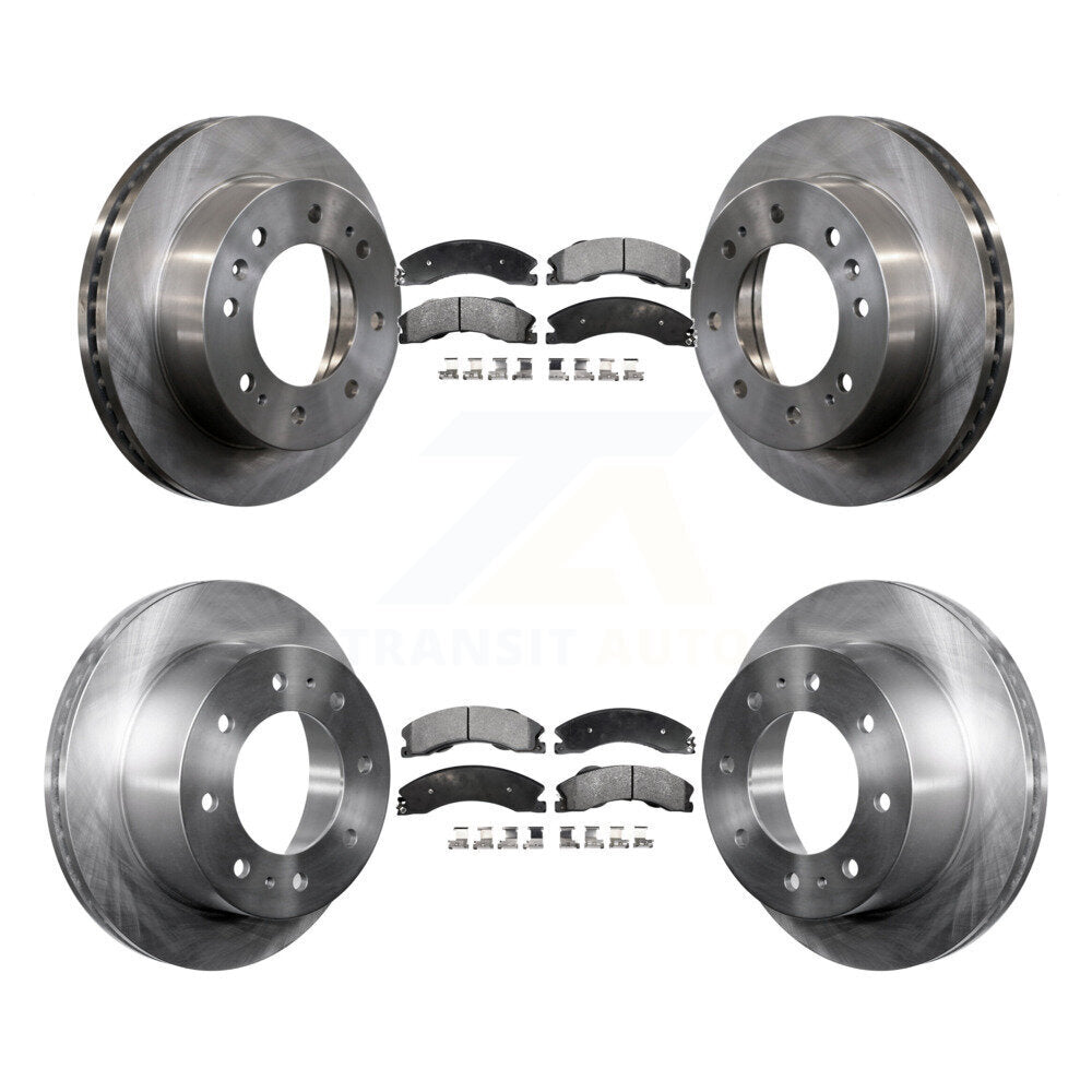 Kit de rotors de frein avant et arrière et plaquettes semi-métalliques pour GMC Chevrolet Sierra 2500 H