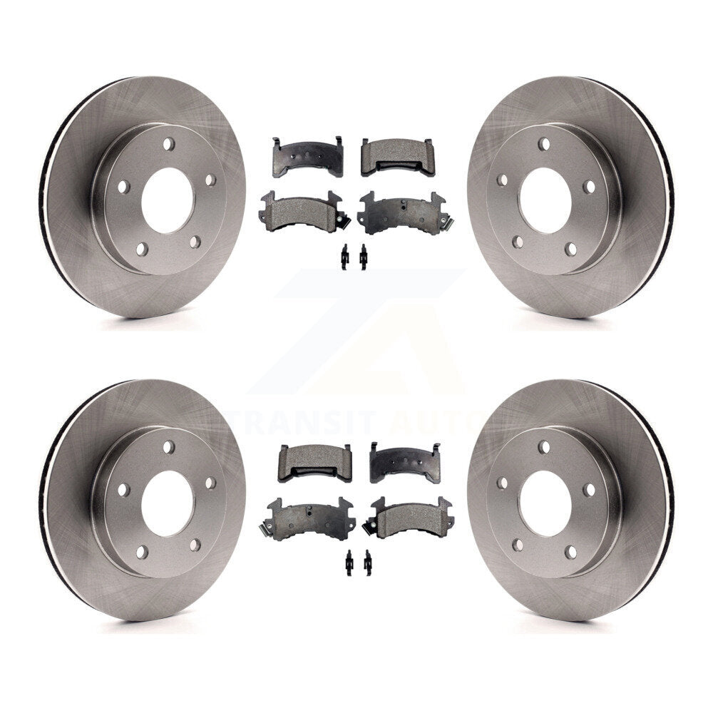 Kit de plaquettes semi-métalliques de Rotor de frein avant et arrière, pour Cadillac Eldorado Buick Rivier