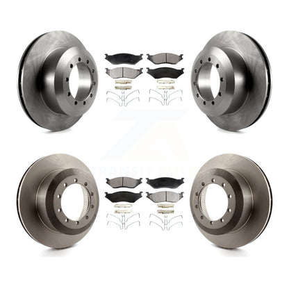 Kit de rotor de frein avant et arrière et plaquettes semi-métalliques pour châssis de camping-car Ford F-53