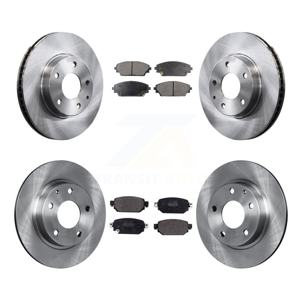 Kit de rotor de frein à disque avant et arrière et plaquettes semi-métalliques pour Mazda CX-3 FW 2019 – 2022