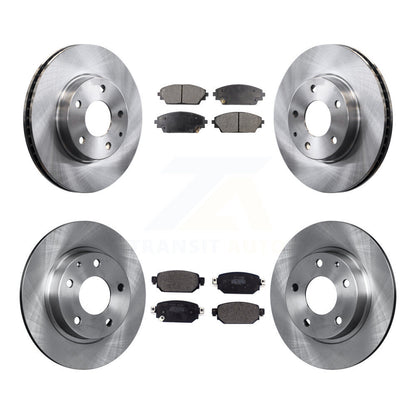 Kit de rotor de frein à disque avant et arrière et plaquettes semi-métalliques pour Mazda CX-3 FW 2019 – 2022