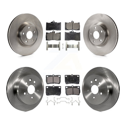 Kit de plaquettes de frein semi-métalliques pour rotors de frein avant et arrière (6 pièces) pour Lexus IS350 GS350 GS450