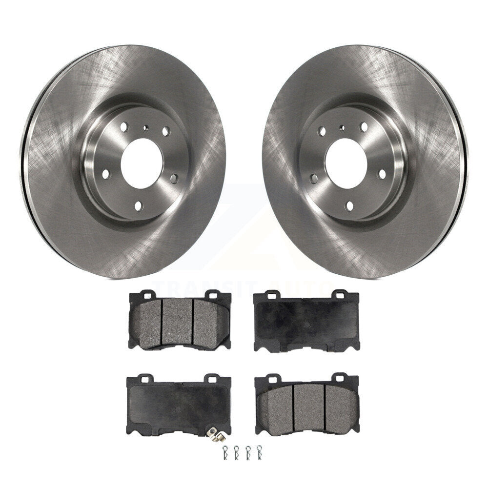 Kit de plaquettes de frein semi-métalliques pour rotors de frein avant pour INFINITI G37 AWD avec frein Brembo