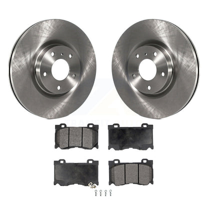 Kit de plaquettes de frein semi-métalliques pour rotors de frein avant pour INFINITI G37 AWD avec frein Brembo