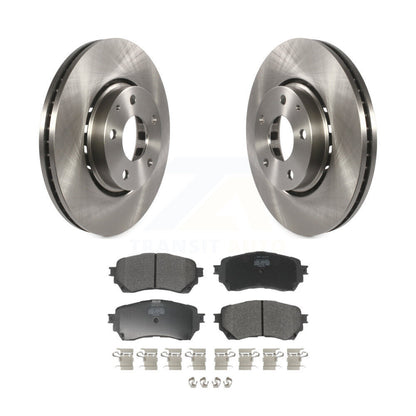 Rotors de frein avant et kit de plaquettes semi-métalliques pour Mazda 6 19-21 à aspiration naturelle