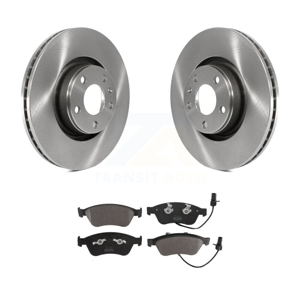 Kit de disques de frein à disque avant et plaquettes semi-métalliques pour Audi A8 Quattro
