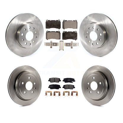Kit de disques de frein à disque avant et arrière et plaquettes semi-métalliques pour Cadillac CTS
