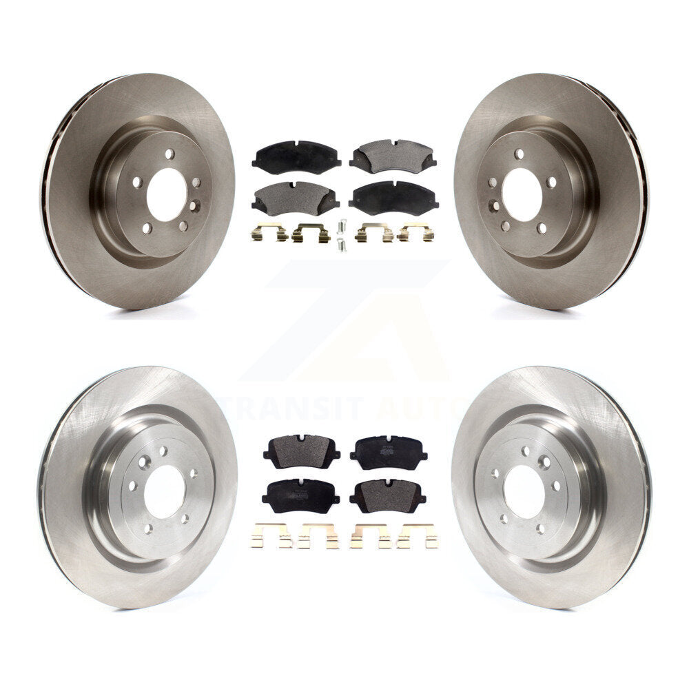 Kit de rotor de frein à disque avant et arrière et plaquettes semi-métalliques pour Land Rover Range Spor