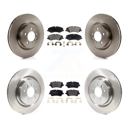 Kit de rotor de frein à disque avant et arrière et plaquettes semi-métalliques pour Land Rover Range Spor