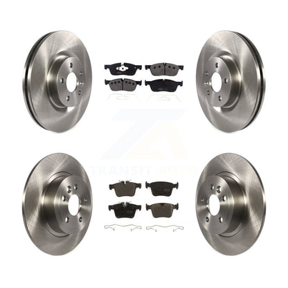 Rotors de frein à disque avant et arrière et Kit de plaquettes semi-métalliques pour Land Rover Range Evoqu