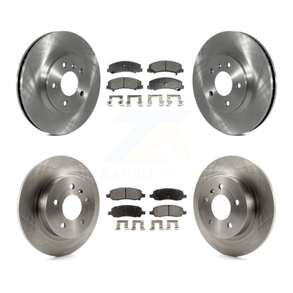 Kit de rotors de frein à disque avant et arrière et plaquettes semi-métalliques pour Buick Lucerne