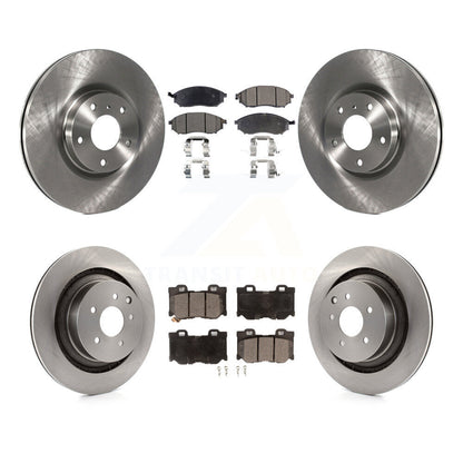 Kit de disques de frein à disque avant et arrière et plaquettes semi-métalliques pour Nissan 370Z