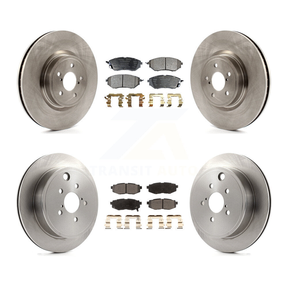 Kit de rotors de frein à disque avant et arrière et plaquettes semi-métalliques pour Subaru Outback Legac