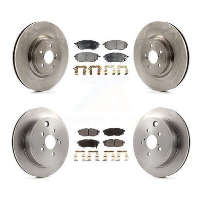 Kit de rotors de frein à disque avant et arrière et plaquettes semi-métalliques pour Subaru Outback Legac