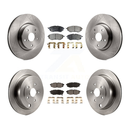 Kit de rotors de frein à disque avant et arrière et plaquettes semi-métalliques pour Subaru Tribeca B9
