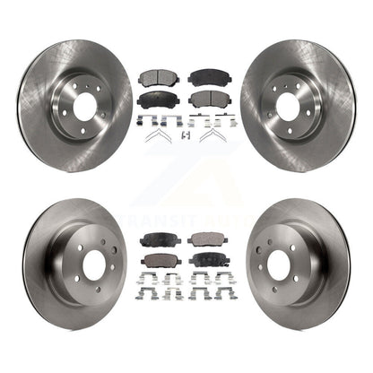Kit de disques de frein à disque avant et arrière et plaquettes semi-métalliques pour Nissan Maxima
