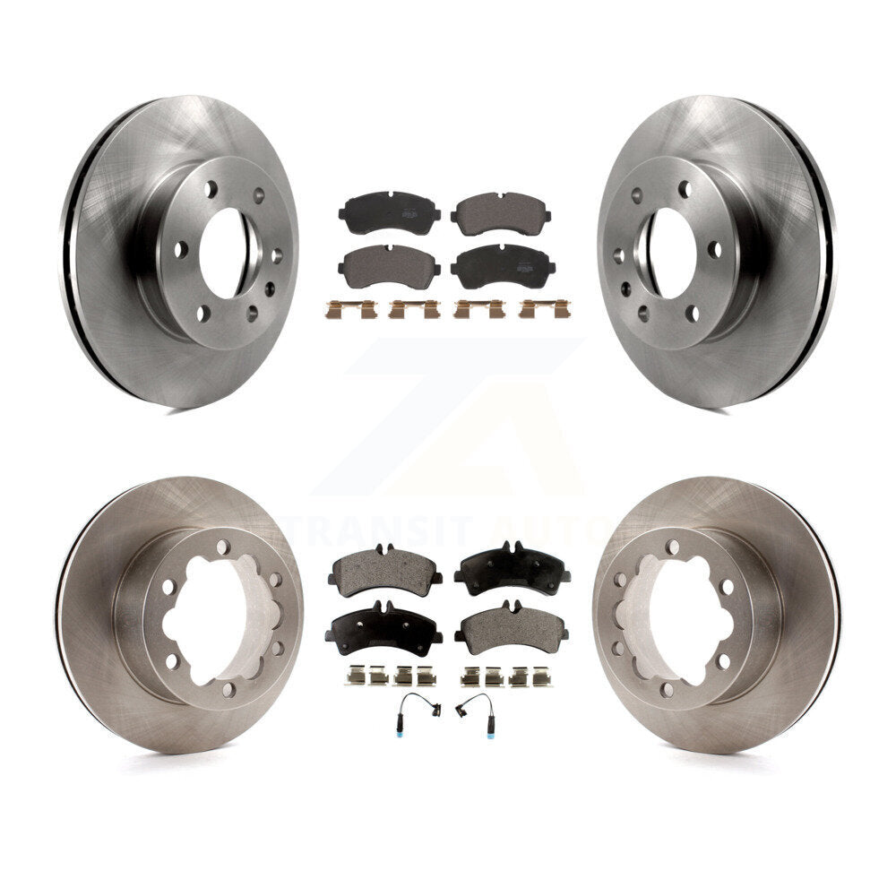 Kit de rotor de frein avant et arrière et plaquettes semi-métalliques pour Sprinter 3500 Mercedes-Ben
