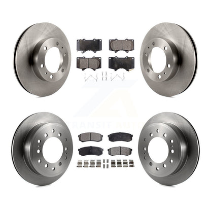 Rotors de frein à disque avant et arrière, Kit de plaquettes semi-métalliques pour Toyota 4Runner FJ Cruise