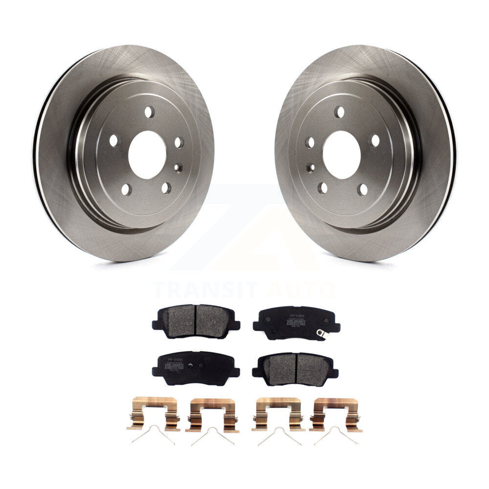 Kit de disques de frein à disque arrière et plaquettes semi-métalliques pour Cadillac CTS K8F-103106