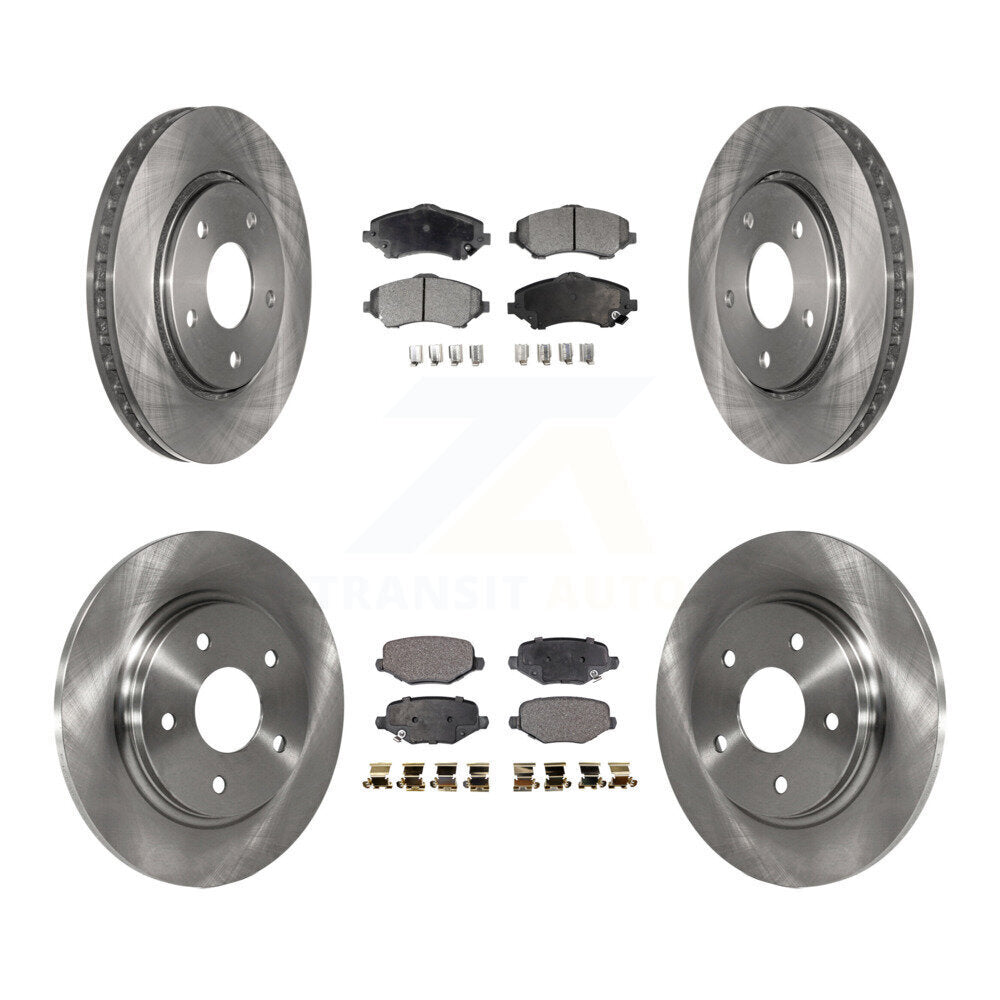 Kit de plaquettes de frein semi-métalliques pour Rotors de frein avant et arrière, pour Dodge Grand Caravan Chrysler