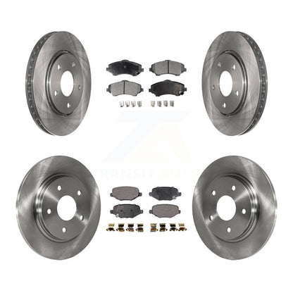 Kit de plaquettes de frein semi-métalliques pour Rotors de frein avant et arrière, pour Dodge Grand Caravan Chrysler
