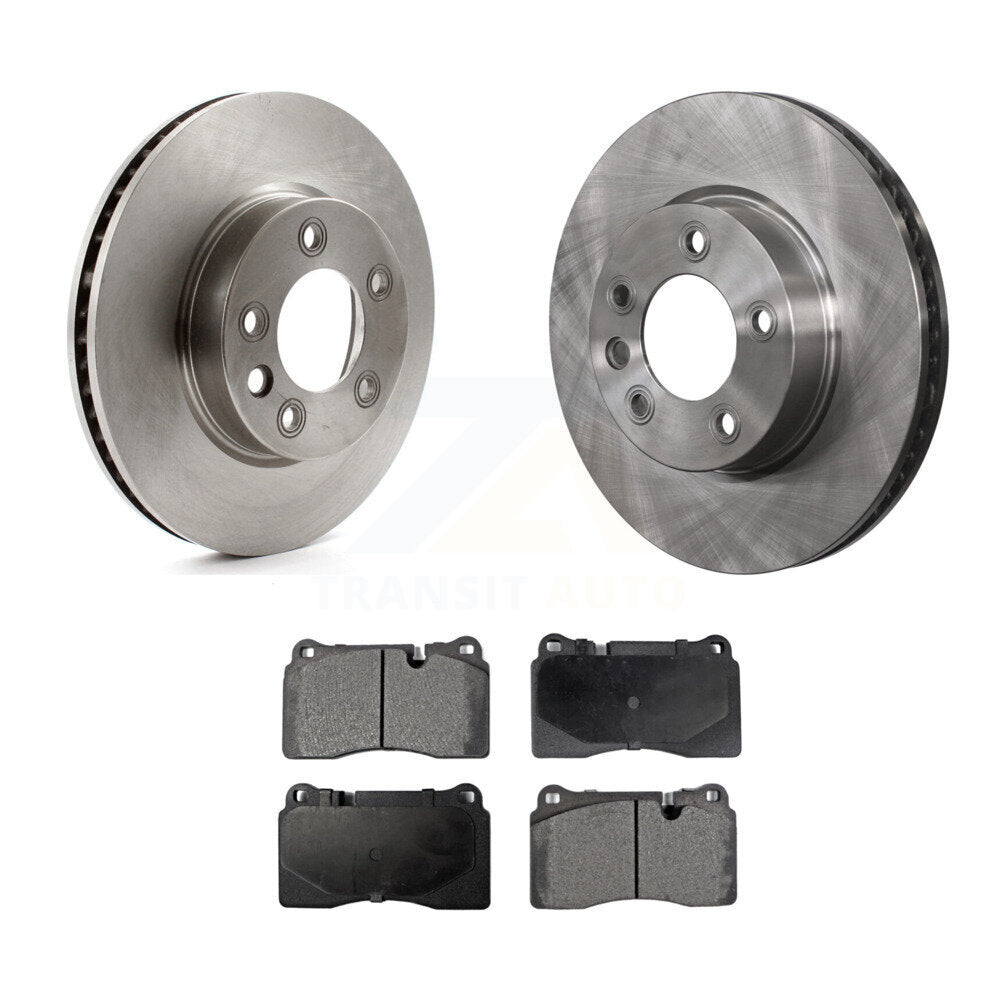 Kit disques de frein à disque avant et plaquettes semi-métalliques pour Volkswagen Touareg
