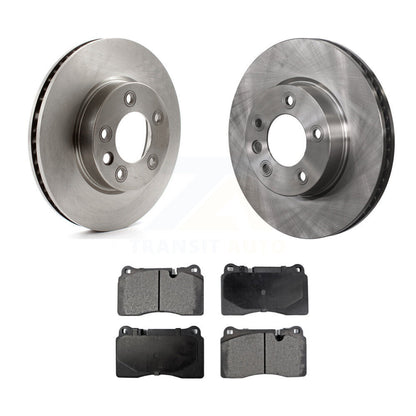 Kit disques de frein à disque avant et plaquettes semi-métalliques pour Volkswagen Touareg