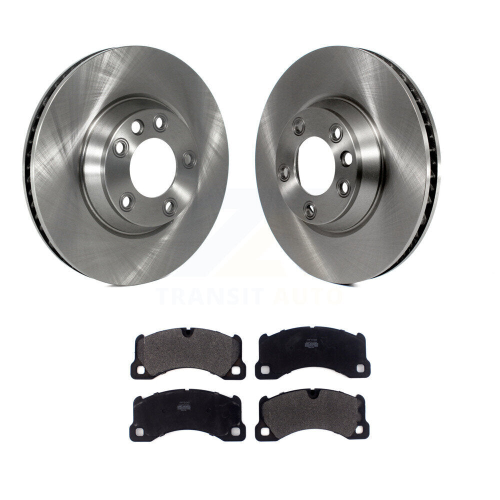 Kit de disques de frein à disque avant et plaquettes semi-métalliques pour Porsche Cayenne