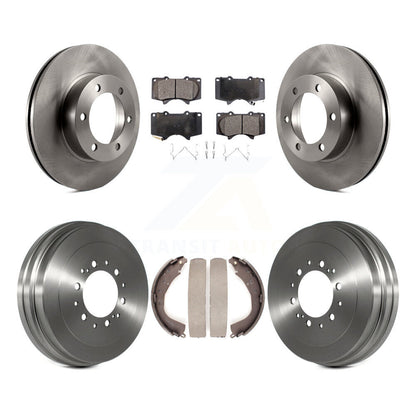 Kit de plaquettes et de tambours semi-métalliques pour rotors de frein avant et arrière, pour Toyota Tundr 2004 – 2006