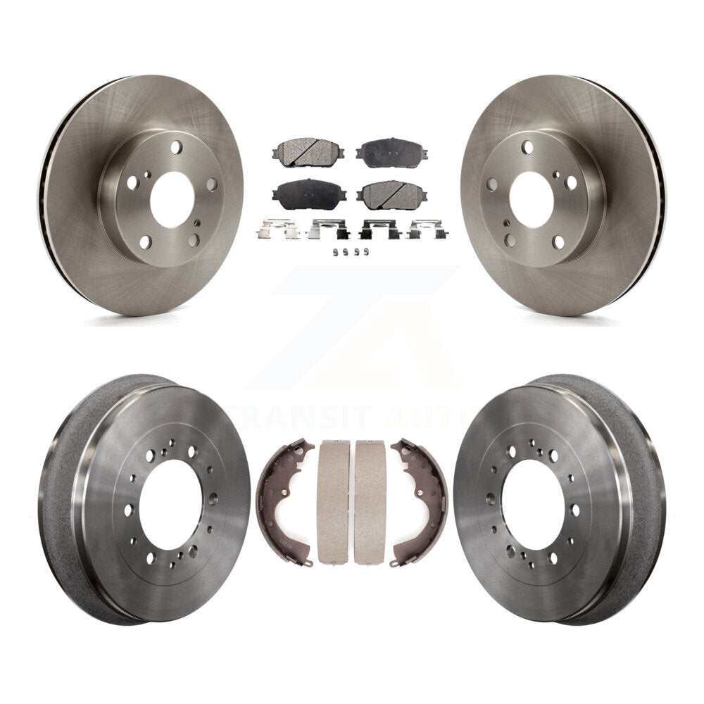 Kit de plaquettes et de tambour semi-métalliques, Rotor de frein avant et arrière, pour Toyota Tacoma 4W 2015