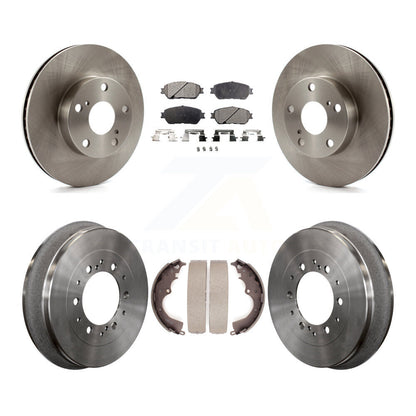 Kit de plaquettes et de tambour semi-métalliques, Rotor de frein avant et arrière, pour Toyota Tacoma 4W 2015
