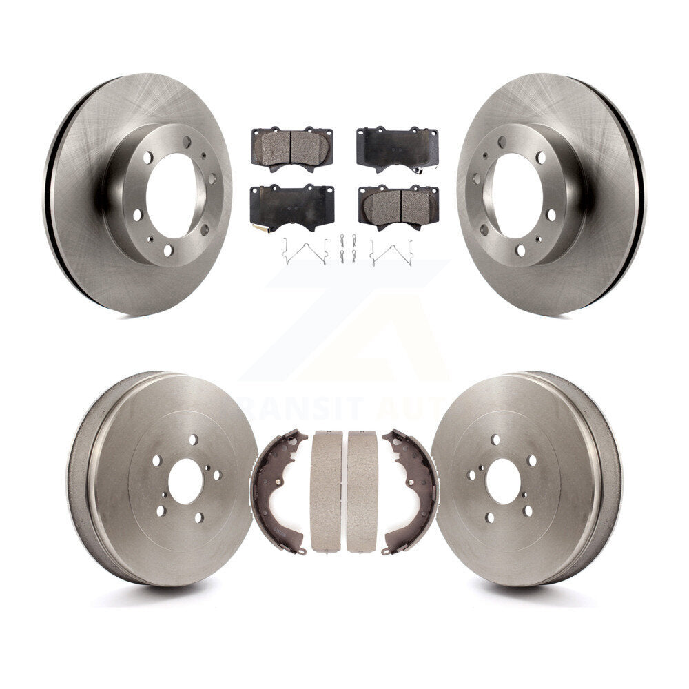 Kit de plaquettes et de tambour semi-métalliques pour Rotor de frein avant et arrière, pour Toyota Tacoma RW 2015