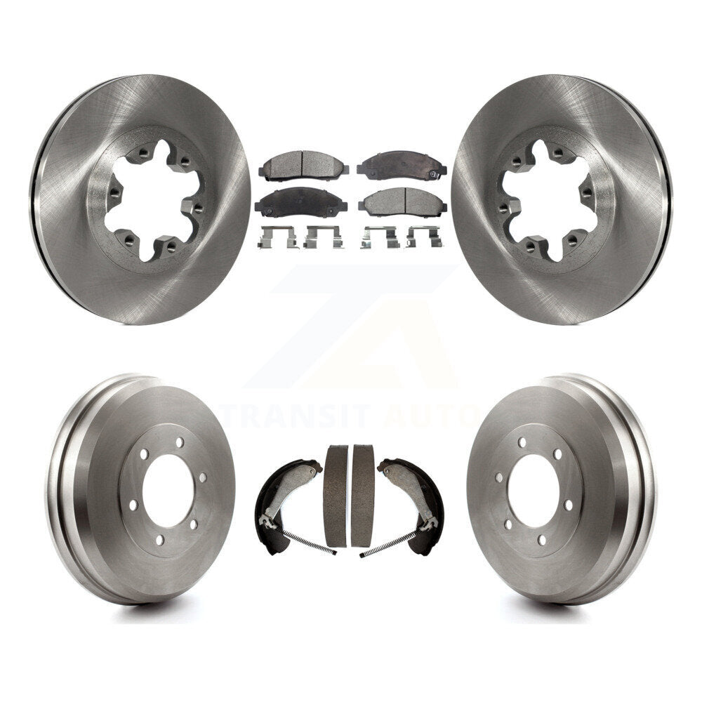 Kit de plaquettes et de tambour semi-métalliques, Rotor de frein avant et arrière, pour Chevrolet Colorado GM