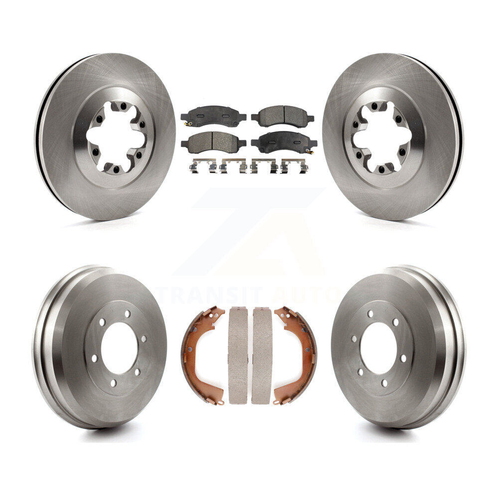 Kit de plaquettes et de tambour semi-métalliques, Rotor de frein avant et arrière, pour Chevrolet Colorado GM