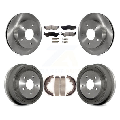 Kit de plaquettes et de tambour semi-métalliques pour Rotor de frein avant et arrière, pour Dodge Ram 1500 RW 00-01