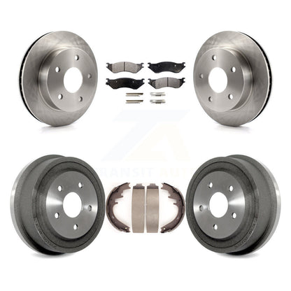 Kit de plaquettes et de tambour semi-métalliques pour Rotor de frein avant et arrière, pour Dodge Ram 1500 4W 00-01