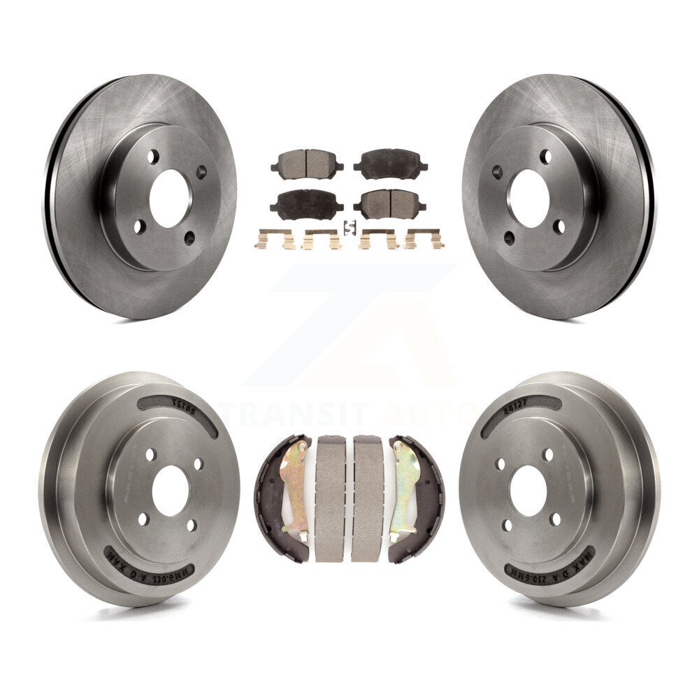 Kit de plaquettes et de tambour semi-métalliques, Rotor de frein avant et arrière, pour Chevrolet Cobalt Pontia