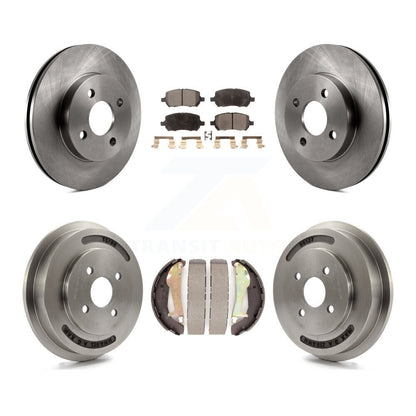 Kit de plaquettes et de tambour semi-métalliques, Rotor de frein avant et arrière, pour Chevrolet Cobalt Pontia