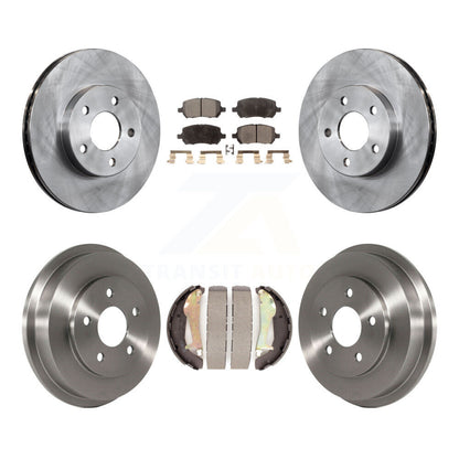 Kit de plaquettes et de tambour semi-métalliques, Rotor de frein avant et arrière, pour Chevrolet Cobalt Pontia