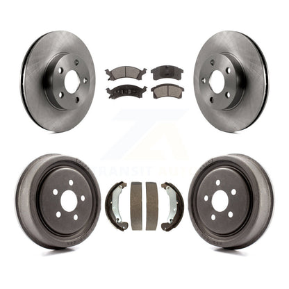 Rotors de frein avant et arrière, Kit de tambour à plaquettes semi-métalliques pour Pontiac Sunfire Chevrole