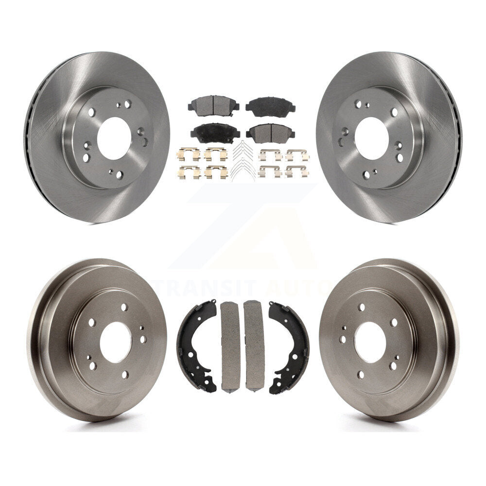 Kit de plaquettes et de tambour semi-métalliques pour Rotor de frein avant et arrière, pour Honda Civic Hybri 06-08