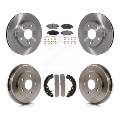 Kit de plaquettes et de tambour semi-métalliques pour Rotor de frein avant et arrière, pour Honda Civic Hybri 06-08
