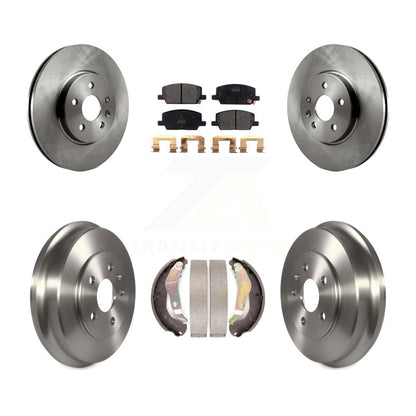 Rotors de frein à disque avant et arrière, plaquettes semi-métalliques et Kit de tambour pour Chevrolet Trax