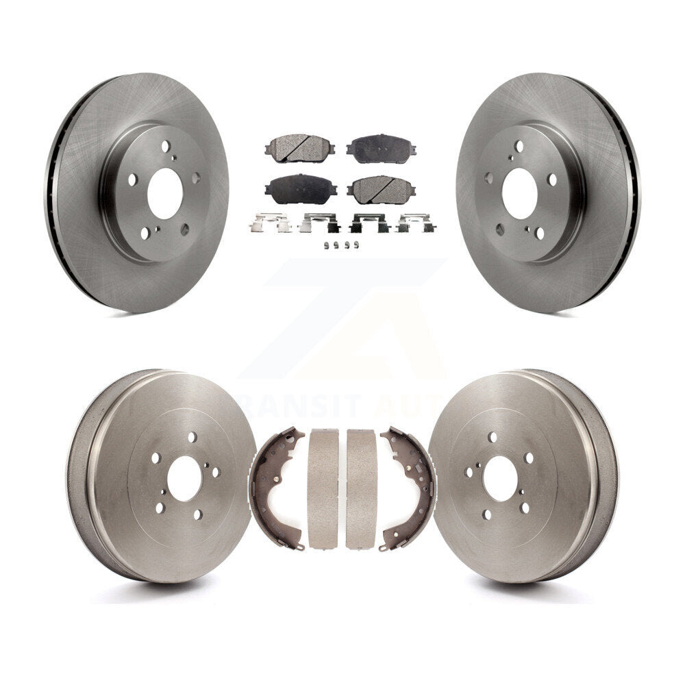 Kit de plaquettes et de tambours semi-métalliques pour rotors de frein avant et arrière, pour Toyota Sienn 2004 – 2010