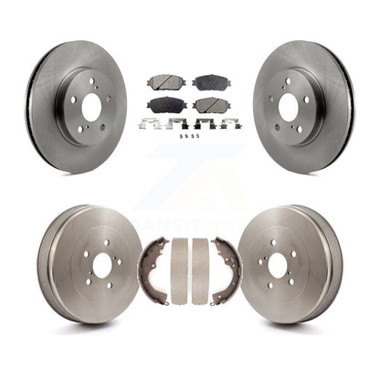Kit de plaquettes et de tambours semi-métalliques pour rotors de frein avant et arrière, pour Toyota Sienn 2004 – 2010