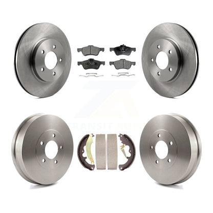 Rotors de frein avant et arrière, Kit de tambour à plaquettes semi-métalliques pour Ford Escape Mazda Tribut