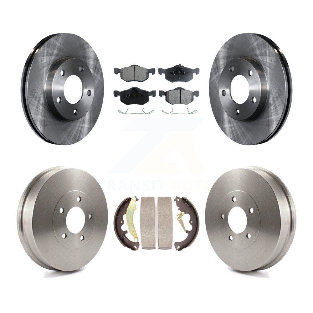 Kit de plaquettes et de tambour semi-métalliques pour rotor de frein avant et arrière, pour Ford Escape Mercur 2007