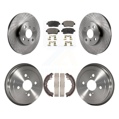 Kit de tambour à plaquettes semi-métalliques, Rotor de frein à disque avant et arrière, pour Toyota Ech 2001 – 2005